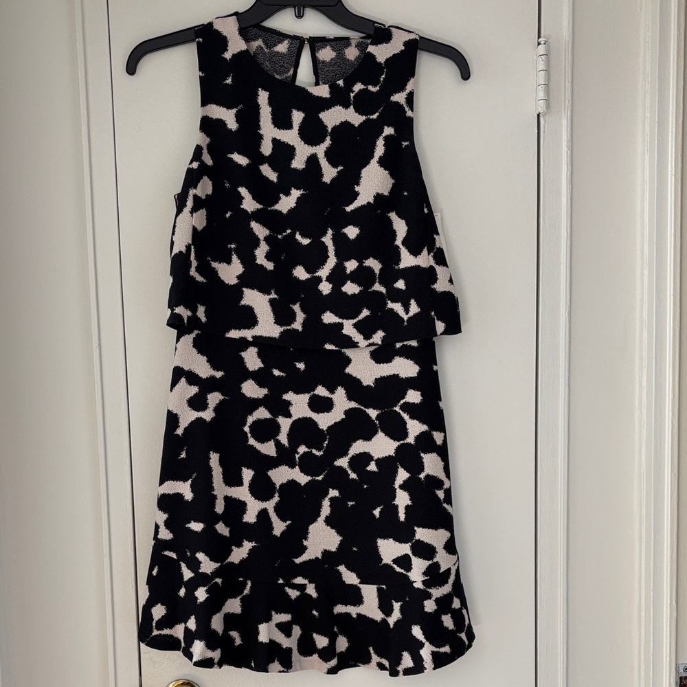 Banana Republic Black and Cream Dress